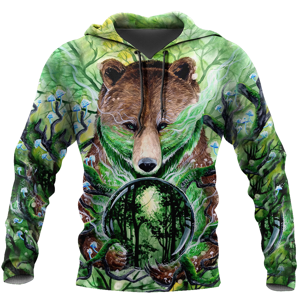 Magic Bear 3D all over printed shirts for men and women Pi121202 PL-Apparel-PL8386-Hoodie-S-Vibe Cosy™