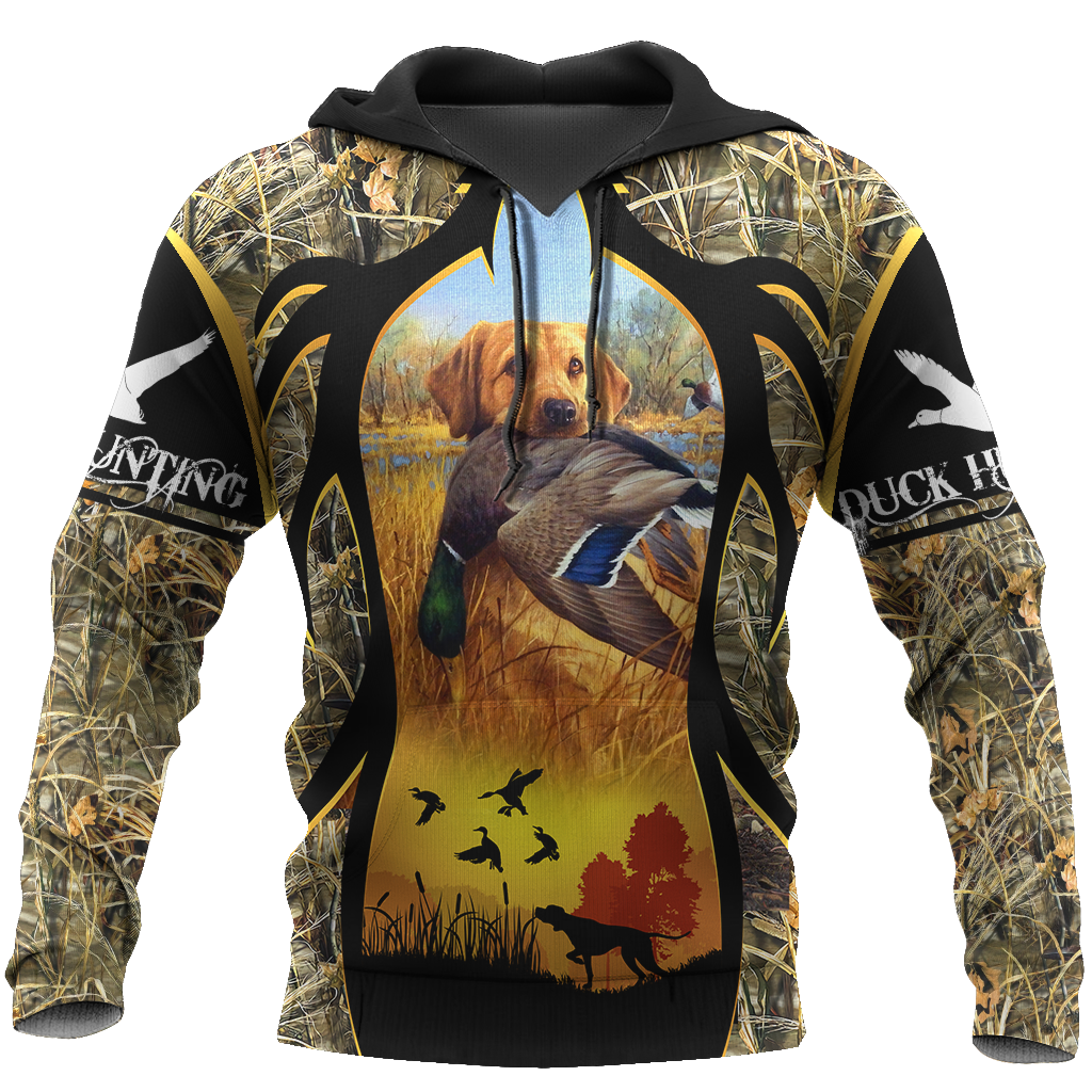 Mallard Duck Hunting 3D All Over Printed Shirts for Men and Women AM141101-Apparel-TT-Hoodie-S-Vibe Cosy™