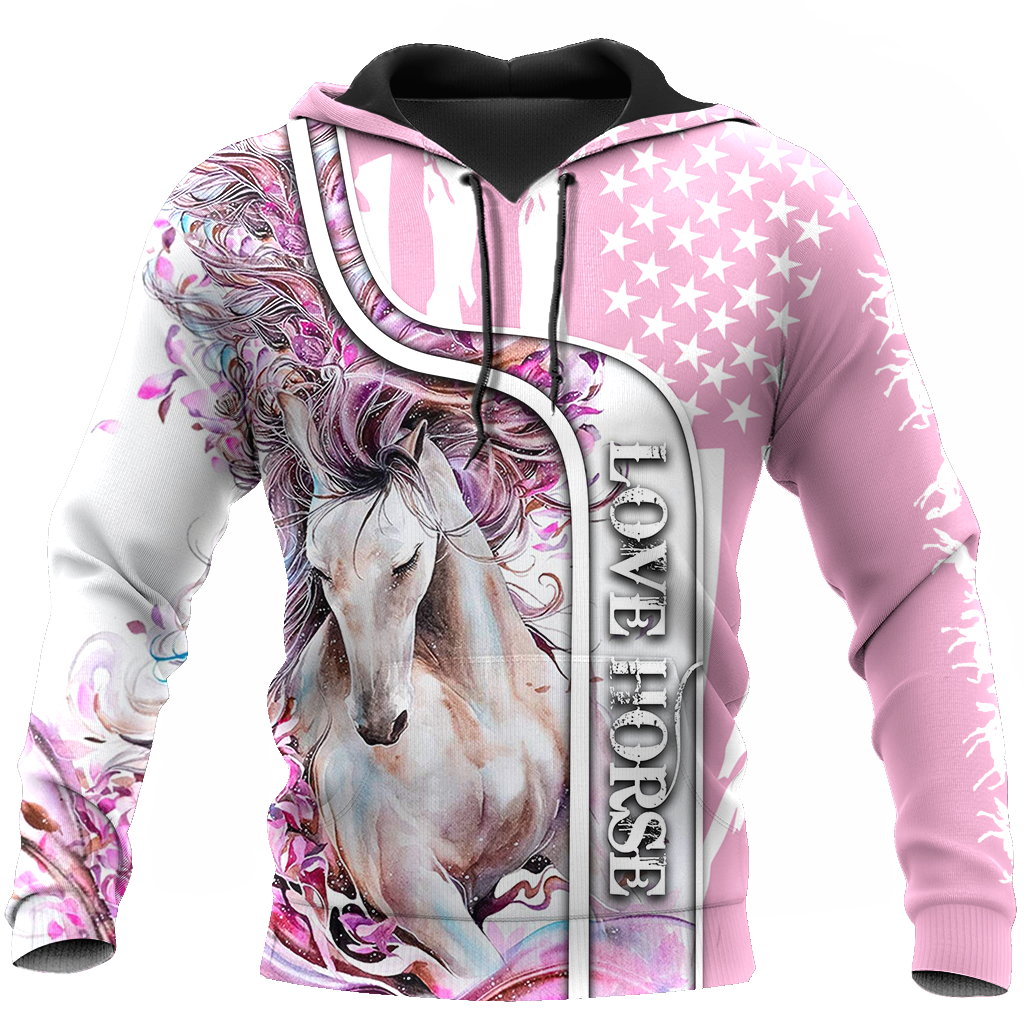 Beautiful Love Horse winter set for Women Pi091203-Apparel-NNK-Hoodie-S-Vibe Cosy™