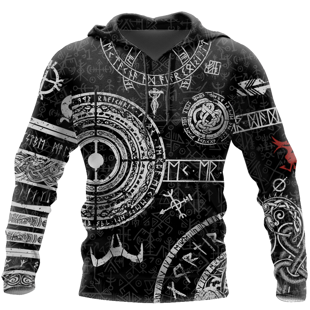 3D All Over Printed Viking God of War-Apparel-HP Arts-Hoodie-S-Vibe Cosy™