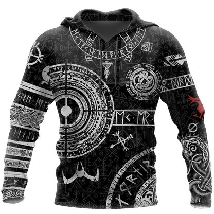 3D All Over Printed Viking God of War-Apparel-HP Arts-Hoodie-S-Vibe Cosy™