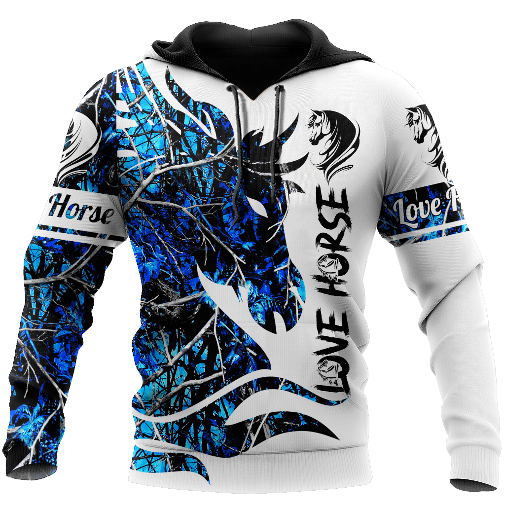 Beautiful Horse 3D All Over Printed shirt for Men and Women Pi060101-Apparel-NNK-Hoodie-S-Vibe Cosy™