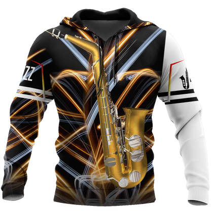 Saxophone music 3d hoodie shirt for men and women HG1141-Apparel-HG-Hoodie-S-Vibe Cosy™