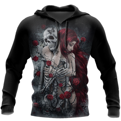 Rider and Skull Is My Life PL205-Apparel-PL8386-Hoodie-S-Vibe Cosy™