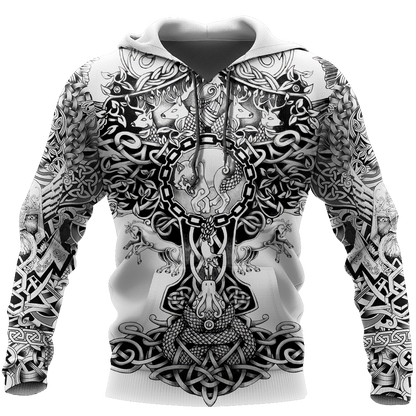 3D All Over Printed Sons Of Vikings Hoodie-Apparel-HP Arts-Hoodie-S-Vibe Cosy™