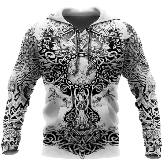 3D All Over Printed Sons Of Vikings Hoodie-Apparel-HP Arts-Hoodie-S-Vibe Cosy™