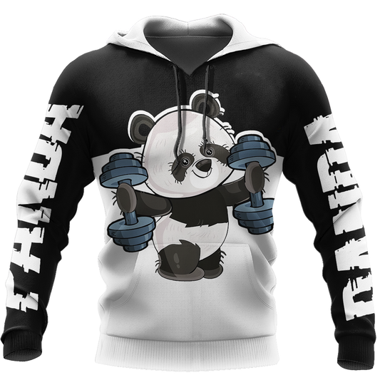 Gymmer Panda 3D all over printed shirts for men and women AZ251201 PL-Apparel-PL8386-Hoodie-S-Vibe Cosy™