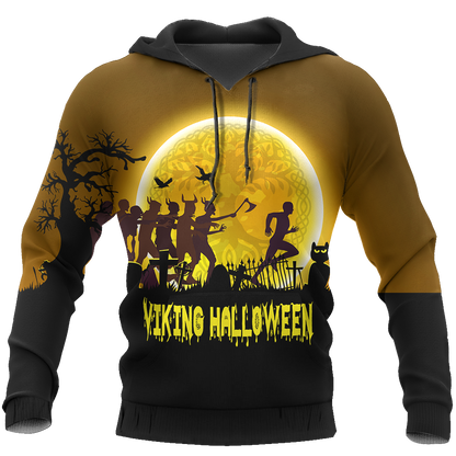Vikings - Halloween Hoodie-Apparel-HP Arts-Hoodie-S-Vibe Cosy™