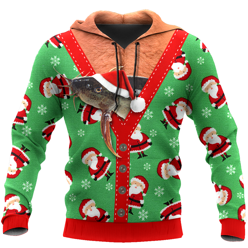 Fishing HC - Catfish Ugly Christmas Shirt Pi131102 - Amaze Style™-Apparel