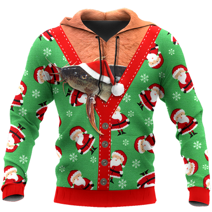 Fishing HC - Catfish Ugly Christmas Shirt Pi131102 - Amaze Style™-Apparel