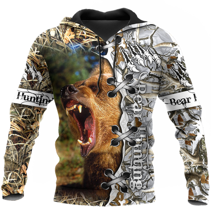 BEAR HUNTING CAMO 3D ALL OVER PRINTED SHIRTS FOR MEN AND WOMEN Pi061201 PL-Apparel-PL8386-Hoodie-S-Vibe Cosy™