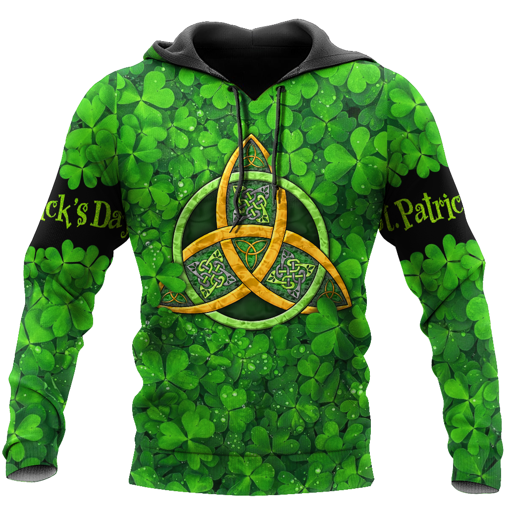 Happy St Patrick's Day Irish Hoodie T-Shirt Sweatshirt for Men and Women Pi170202-Apparel-NM-Hoodie-S-Vibe Cosy™