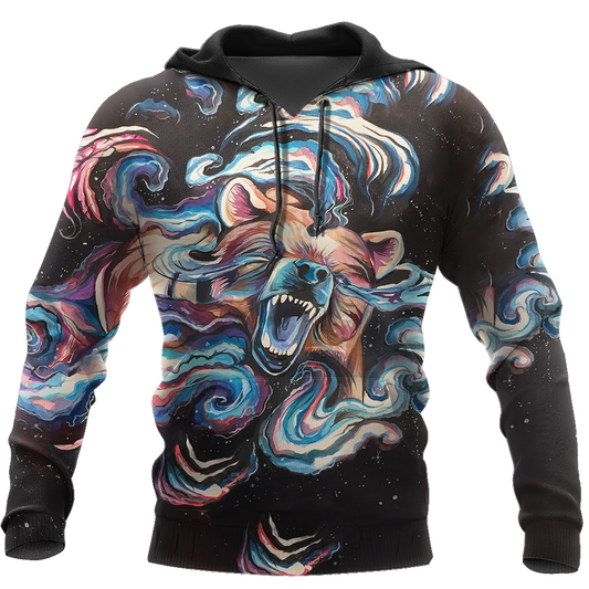 Love Bear Tattoo 3D all over printed shirts for men and women AZ091203 PL-Apparel-PL8386-Hoodie-S-Vibe Cosy™