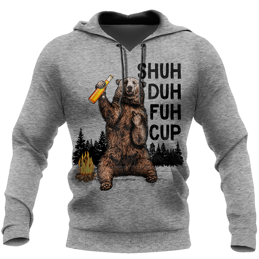 Shuh Duh Fuh Up (Dirty Hand) - Camping Bear B104-Apparel-NNK-Hoodie-S-Vibe Cosy™