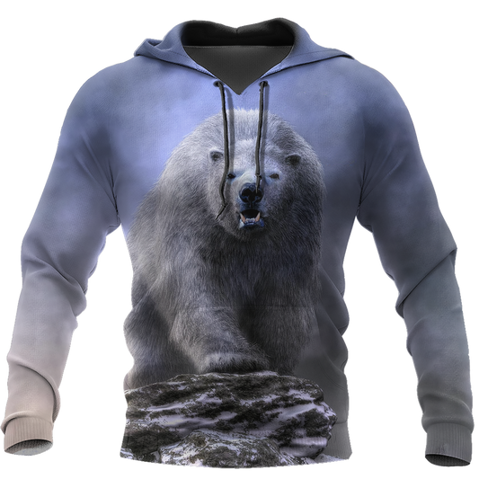 Love Polar Bear 3D all over printed shirts for men and women AZ111202 PL-Apparel-PL8386-Hoodie-S-Vibe Cosy™
