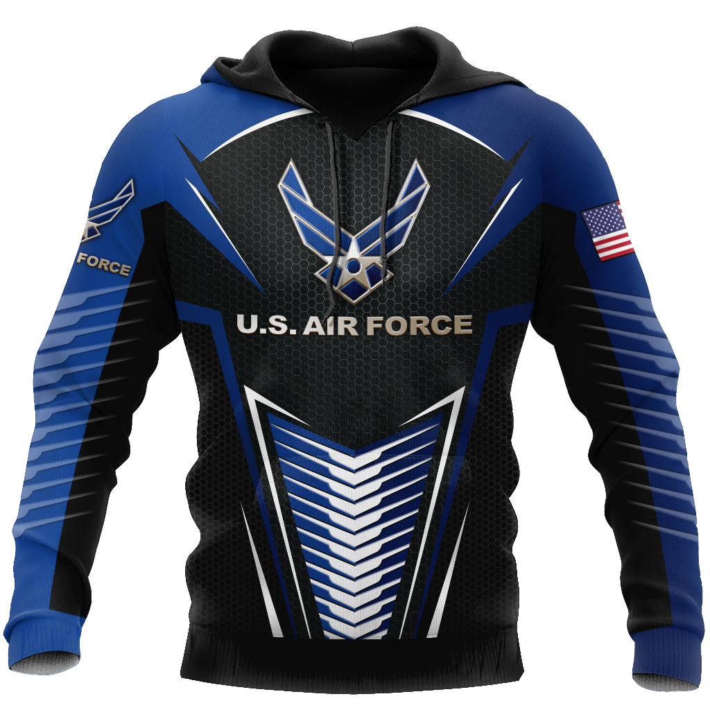 US AirForce skull 3d all over printed for man and women Pi270202 PL-Apparel-PL8386-Hoodie-S-Vibe Cosy™