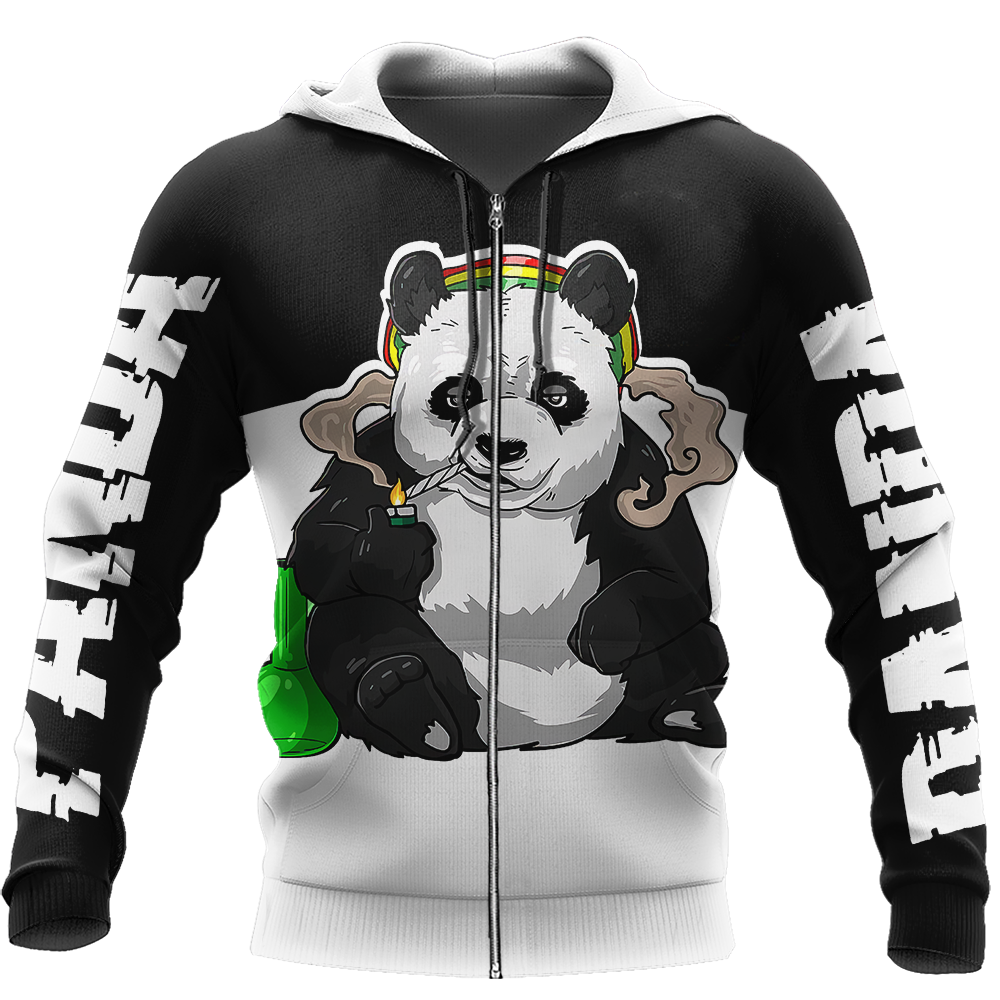 Love Panda 3D all over printed shirts for men and women AZ201202 PL-Apparel-PL8386-zip-up hoodie-S-Vibe Cosy™