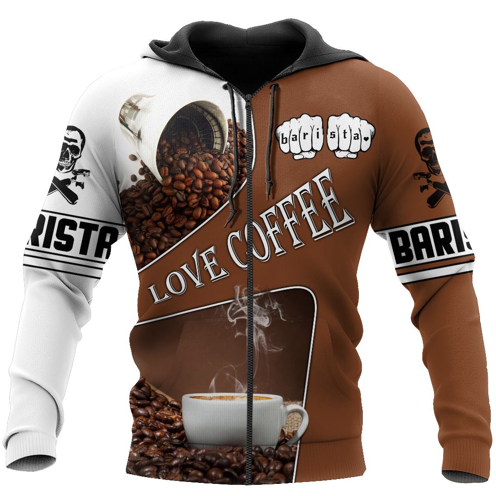 Barista 3D all over printed differences between types of world coffee shirts and shorts Pi090101 PL-Apparel-PL8386-zip-up hoodie-S-Vibe Cosy™