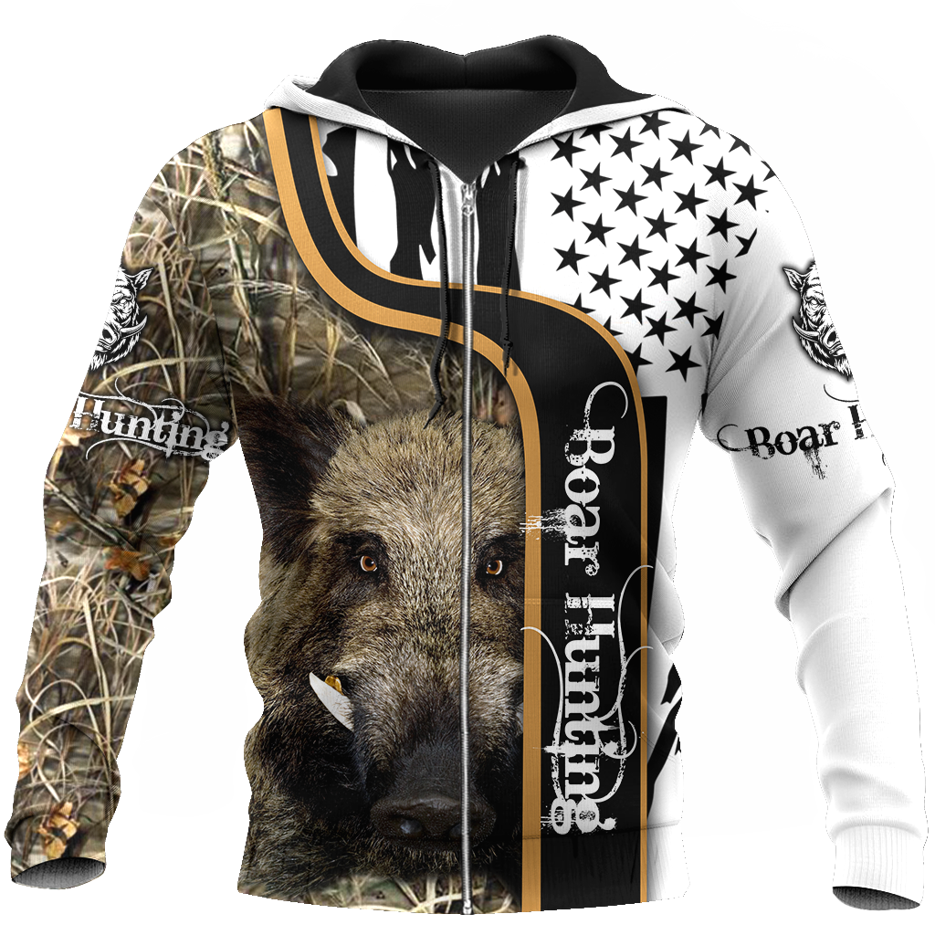 BOAR HUNTING CAMO 3D ALL OVER PRINTED SHIRTS FOR MEN AND WOMEN Pi041201 PL-Apparel-PL8386-zip-up hoodie-S-Vibe Cosy™