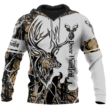 DEER HUNTING OUTSHINE CAMO 3D ALL OVER PRINTED SHIRTS FOR MEN AND WOMEN JJ051205 PL-Apparel-PL8386-Hoodie-S-Vibe Cosy™