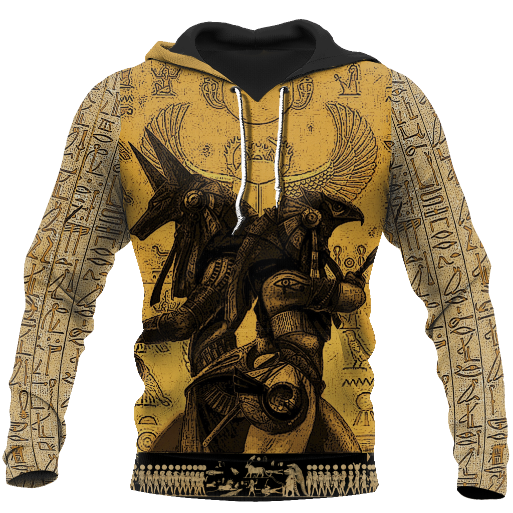 Anubis Ancient Egypt 3D All Over Printed Hoodie Clothes JJ070301-Apparel-MP-Hoodie-S-Vibe Cosy™