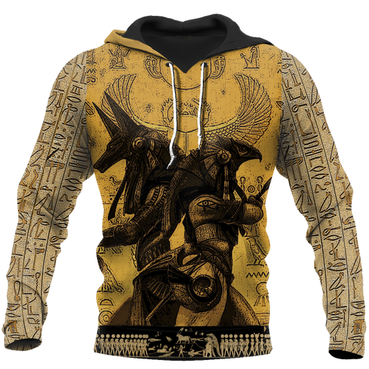 Anubis Ancient Egypt 3D All Over Printed Hoodie Clothes JJ070301-Apparel-MP-Hoodie-S-Vibe Cosy™