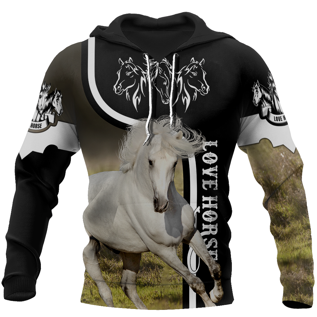 Love Horse Shirt - Winter Set for Men and Women JJ281201-Apparel-NNK-Hoodie-S-Vibe Cosy™