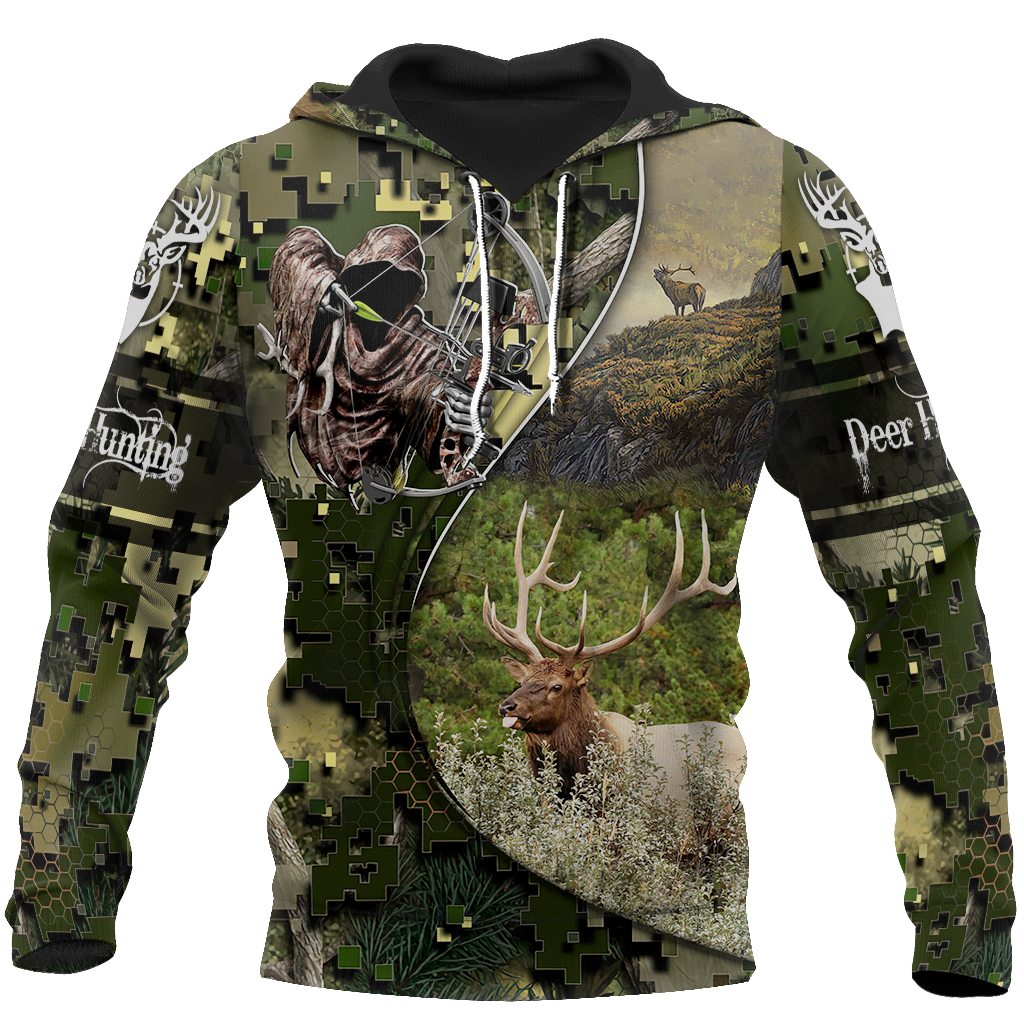 Dear hunting camo 3D all over printed shirts for men and women JJ261201 PL-Apparel-PL8386-Hoodie-S-Vibe Cosy™