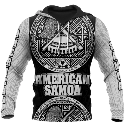 American Samoa All Over Hoodie - Coat Of Arm JJ300101 PL-Apparel-PL8386-Hoodie-S-Vibe Cosy™
