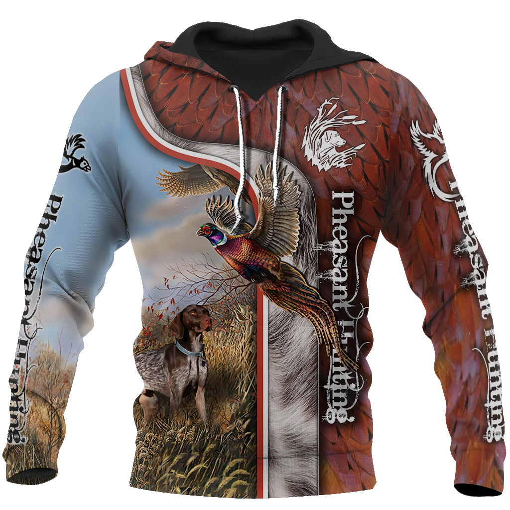 Pheasant Hunting 3D All Over Printed Shirts For Men And Women JJ100101-Apparel-MP-Hoodie-S-Vibe Cosy™