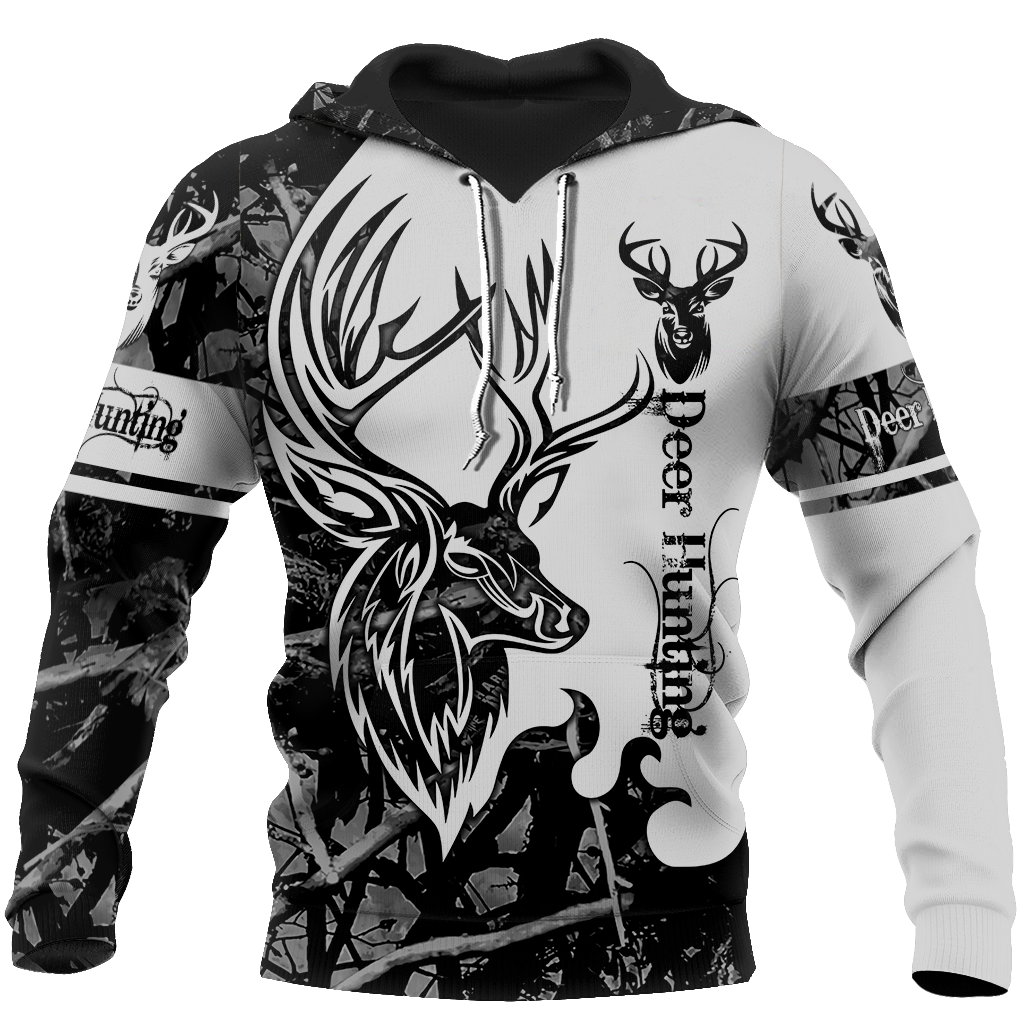 DEER HUNTING HARVEST MOON CAMO 3D ALL OVER PRINTED SHIRTS FOR MEN AND WOMEN JJ051201 PL-Apparel-PL8386-Hoodie-S-Vibe Cosy™