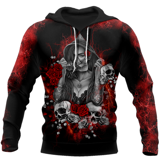 Tattoo girl is my love 3D all over printer shirts for man and women JJ251201-Apparel-PL8386-Hoodie-S-Vibe Cosy™