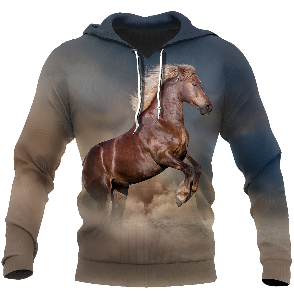 Beautiful Horse Shirt - Winter Set for Men and Women JJ061201-Apparel-NNK-Hoodie-S-Vibe Cosy™