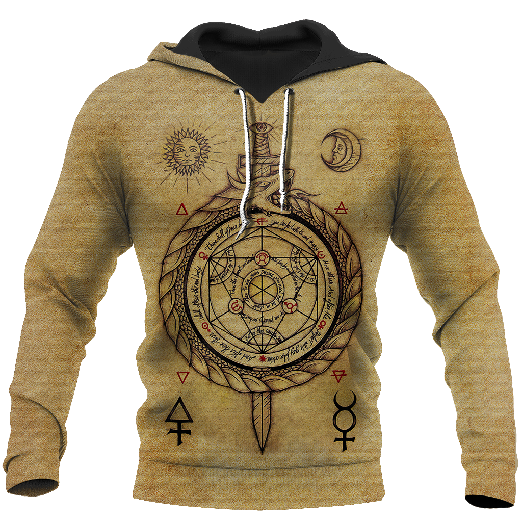 Alchemy 3D All Over Printed Shirts Hoodie JJ140106-Apparel-MP-Hoodie-S-Vibe Cosy™