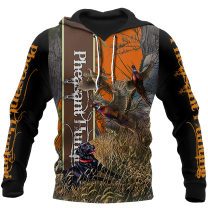 Pheasant Hunting 3D All Over Printed Shirts Hoodie For Men And Women JJ070102-Apparel-MP-Hoodie-S-Vibe Cosy™