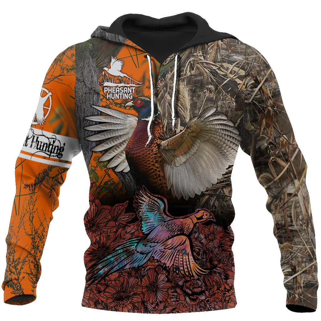 Pheasant Hunting 3D All Over Printed Shirts For Men And Women JJ050203-Apparel-MP-Hoodie-S-Vibe Cosy™