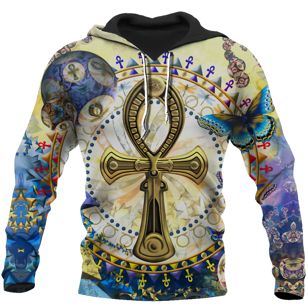 3D All Over Printed Ankh Egypt Hoodie Clothes JJ120203-Apparel-MP-Hoodie-S-Vibe Cosy™