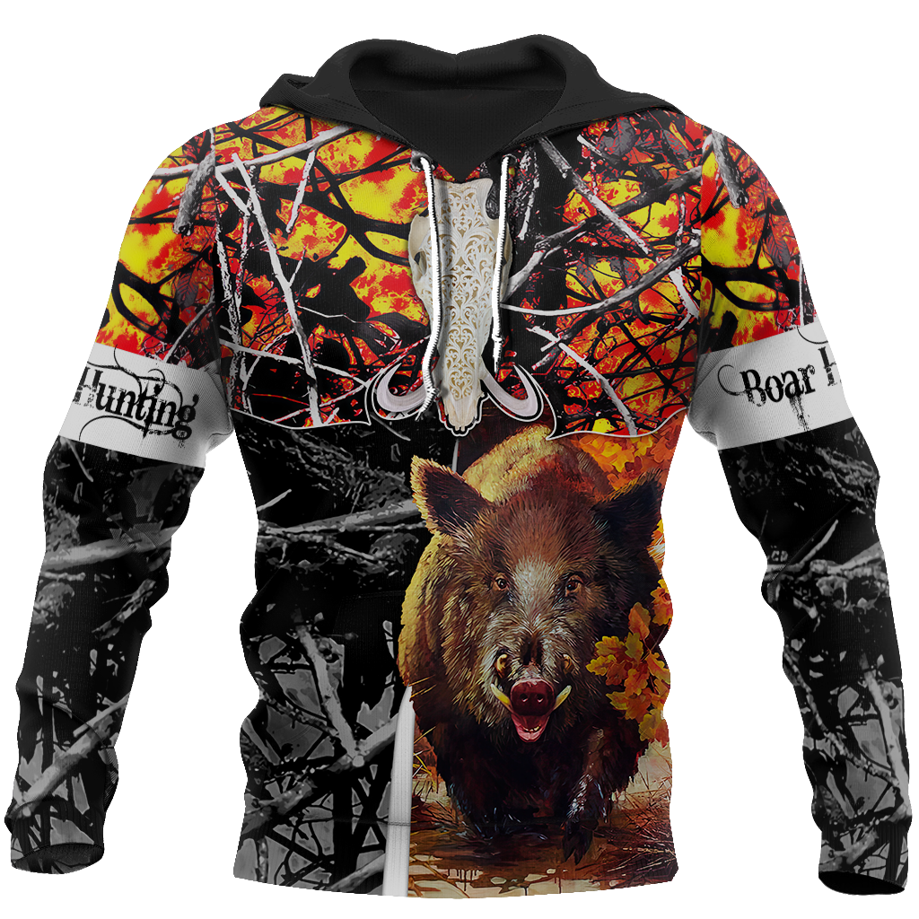 BOAR HUNTING CAMO 3D ALL OVER PRINTED SHIRTS FOR MEN AND WOMEN JJ221201 PL-Apparel-PL8386-Hoodie-S-Vibe Cosy™