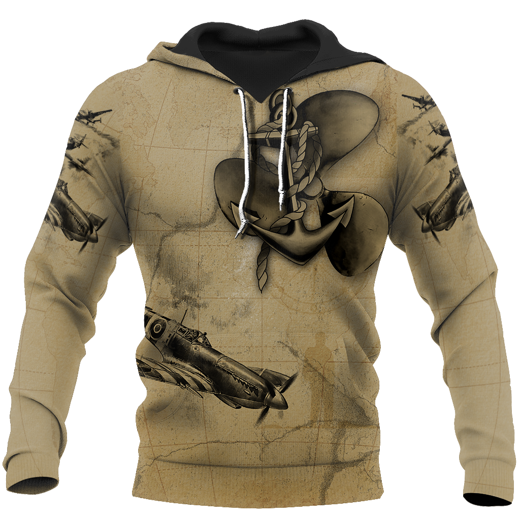 Propeller brave pilots all over printed shirts for men and women JJ020102-Apparel-Huyencass-Hoodie-S-Vibe Cosy™