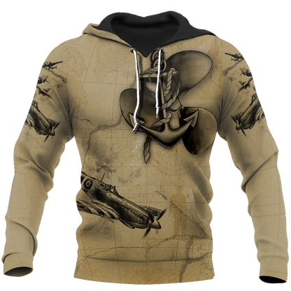 Propeller brave pilots all over printed shirts for men and women JJ020102-Apparel-Huyencass-Hoodie-S-Vibe Cosy™