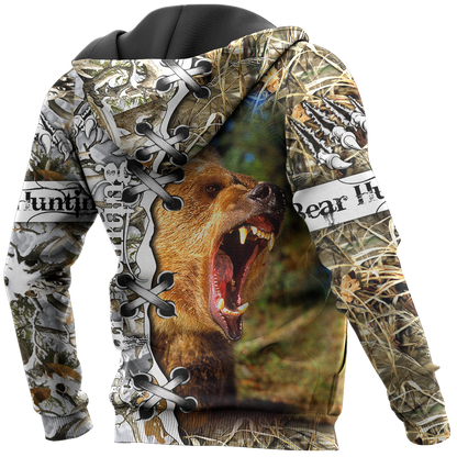 BEAR HUNTING CAMO 3D ALL OVER PRINTED SHIRTS FOR MEN AND WOMEN Pi061201 PL-Apparel-PL8386-Hoodie-S-Vibe Cosy™