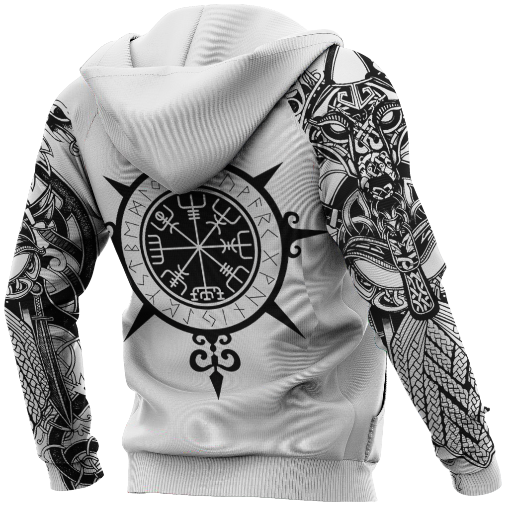 Viking Odin All Over Printed version 2.0 AM281004-Apparel-HP Arts-Hoodie-S-Vibe Cosy™