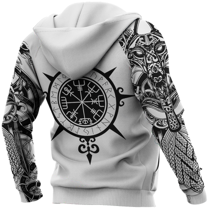 Viking Odin All Over Printed version 2.0 AM281004-Apparel-HP Arts-Hoodie-S-Vibe Cosy™