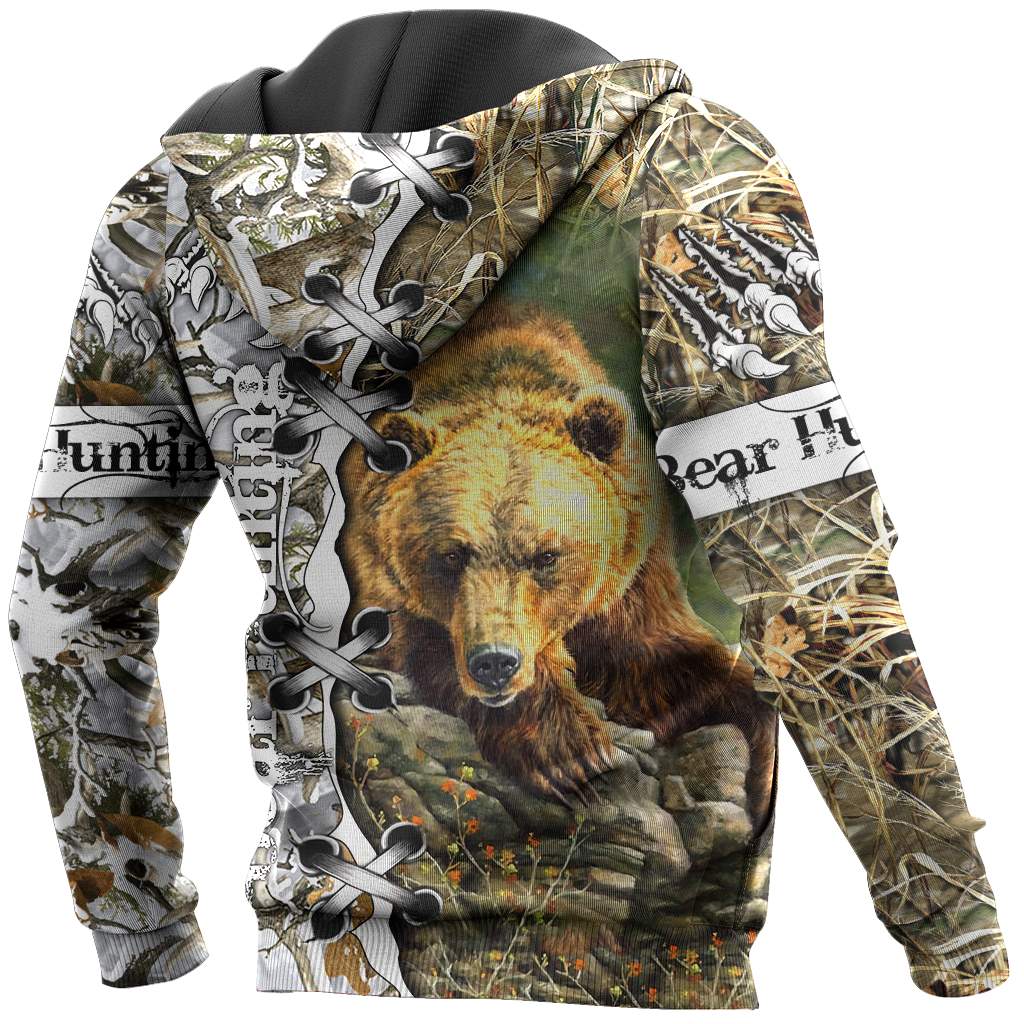 BEAR HUNTING CAMO 3D ALL OVER PRINTED SHIRTS FOR MEN AND WOMEN Pi061203 PL-Apparel-PL8386-Hoodie-S-Vibe Cosy™