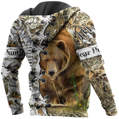BEAR HUNTING CAMO 3D ALL OVER PRINTED SHIRTS FOR MEN AND WOMEN Pi061202 PL-Apparel-PL8386-Hoodie-S-Vibe Cosy™