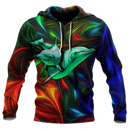 Colorful Dolphin Lover Unisex Shirts Pi13102001