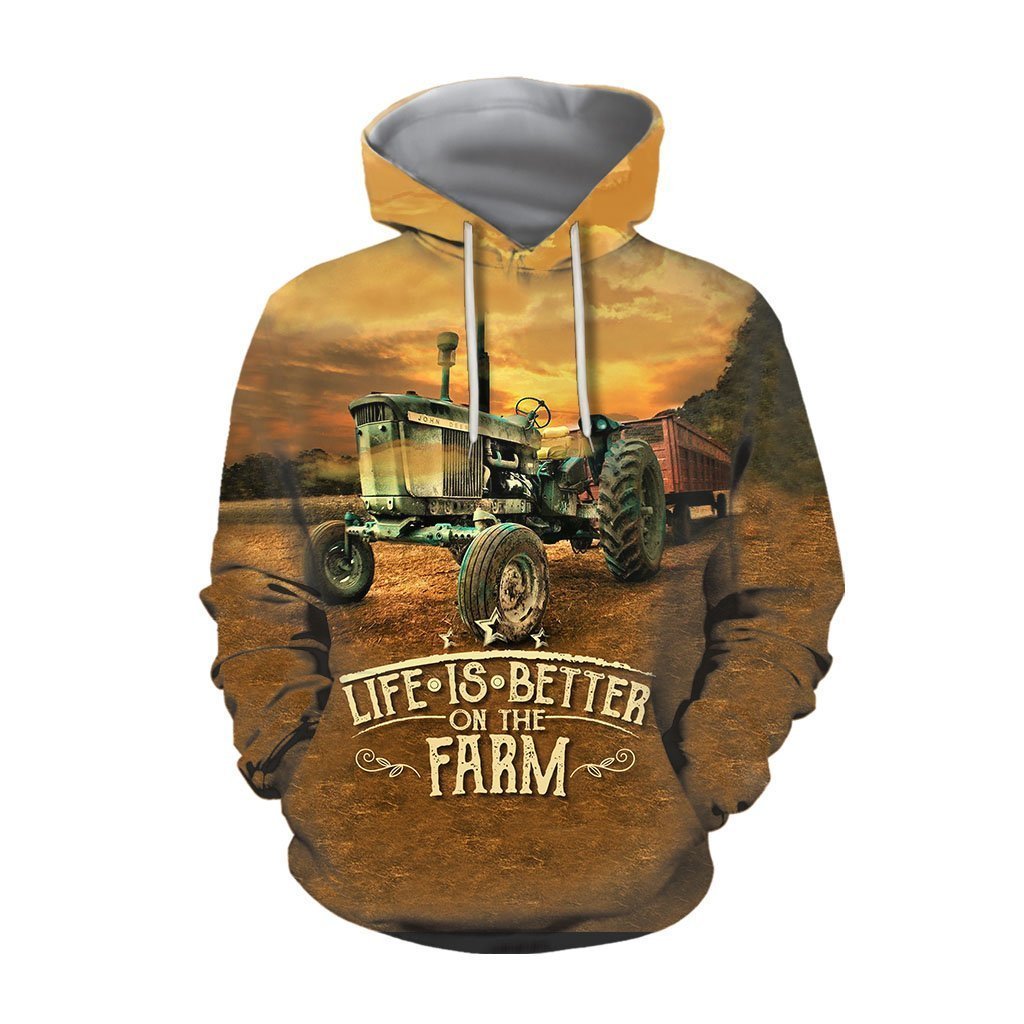 Life Is Better On The Farm Hoodie-Apparel-HD09-Hoodie-S-Vibe Cosy™