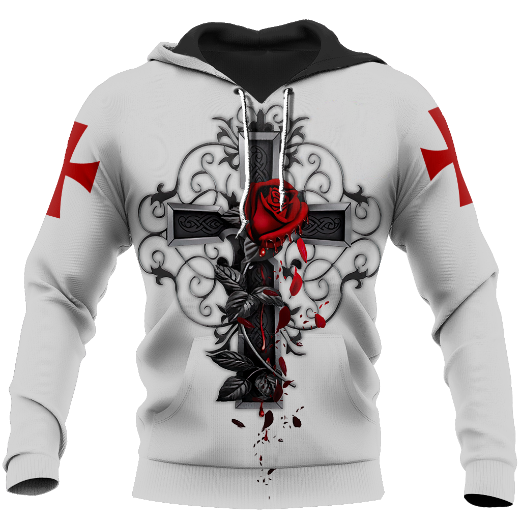 Knight God Jesus 3D All Over Printed Shirt Hoodie For Men And Women JJ250301-Apparel-MP-Hoodie-S-Vibe Cosy™