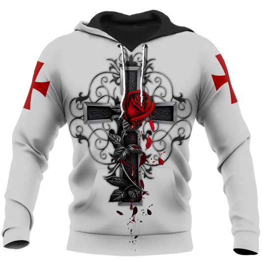 Knight God Jesus 3D All Over Printed Shirt Hoodie For Men And Women JJ250301-Apparel-MP-Hoodie-S-Vibe Cosy™