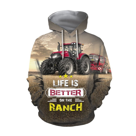 Life is better on the ranch my sun Hoodie-Apparel-HD09-Hoodie-S-Vibe Cosy™